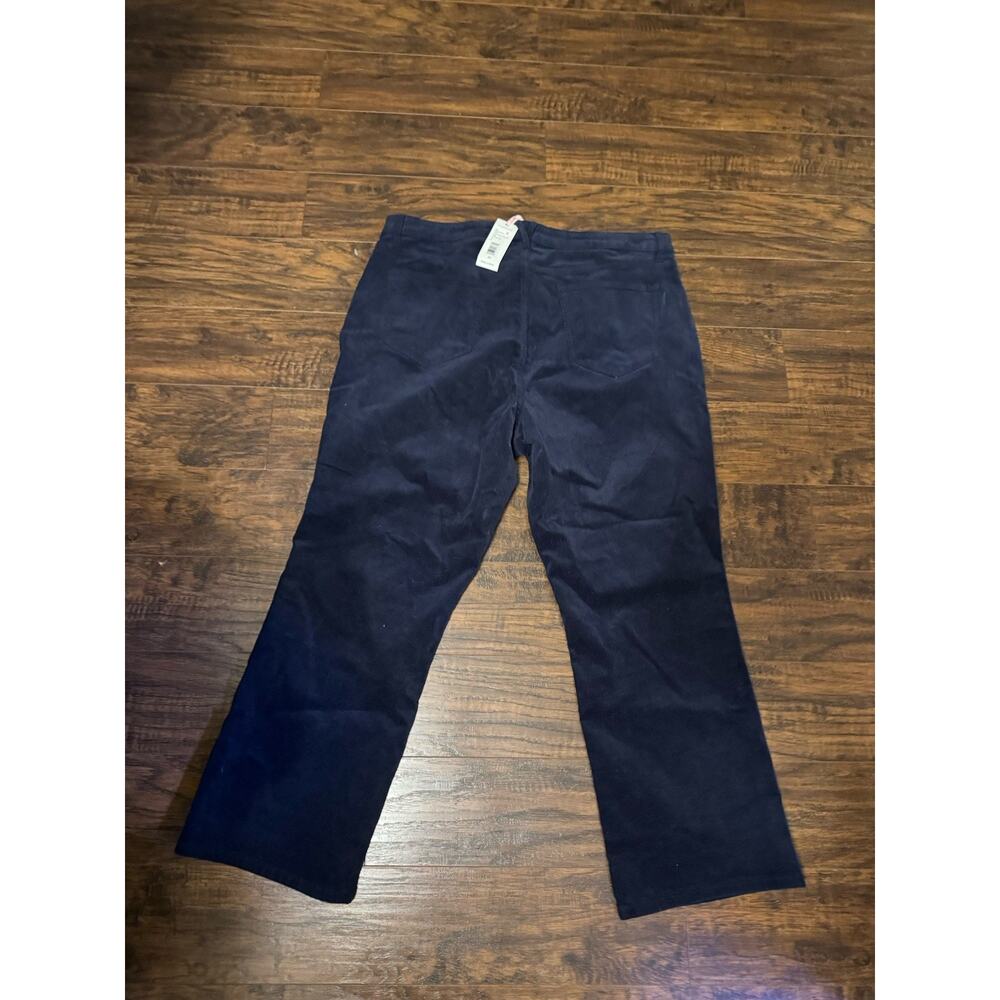 NWT Vineyard Vines women's kick flare high-rise corduroy pants Navy Sz:34